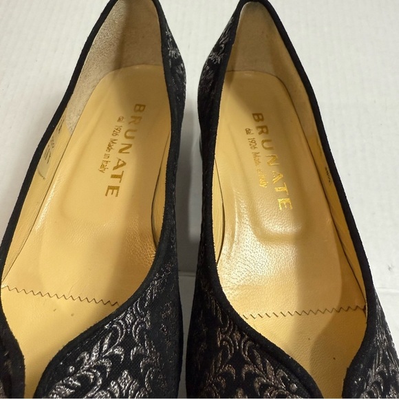 Brunate dal 1926 Made in Italy Black Women's Shoes Size 381/2 - Picture 9 of 11